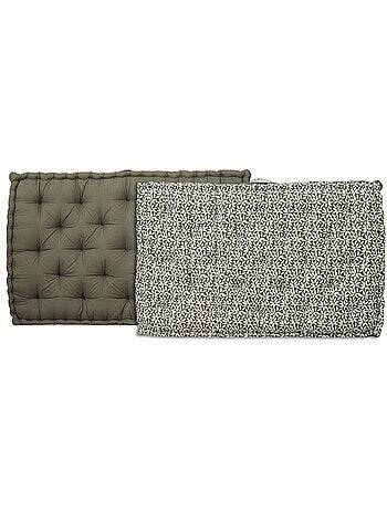 Matelas palette capitonné 80x120cm, Anthracite