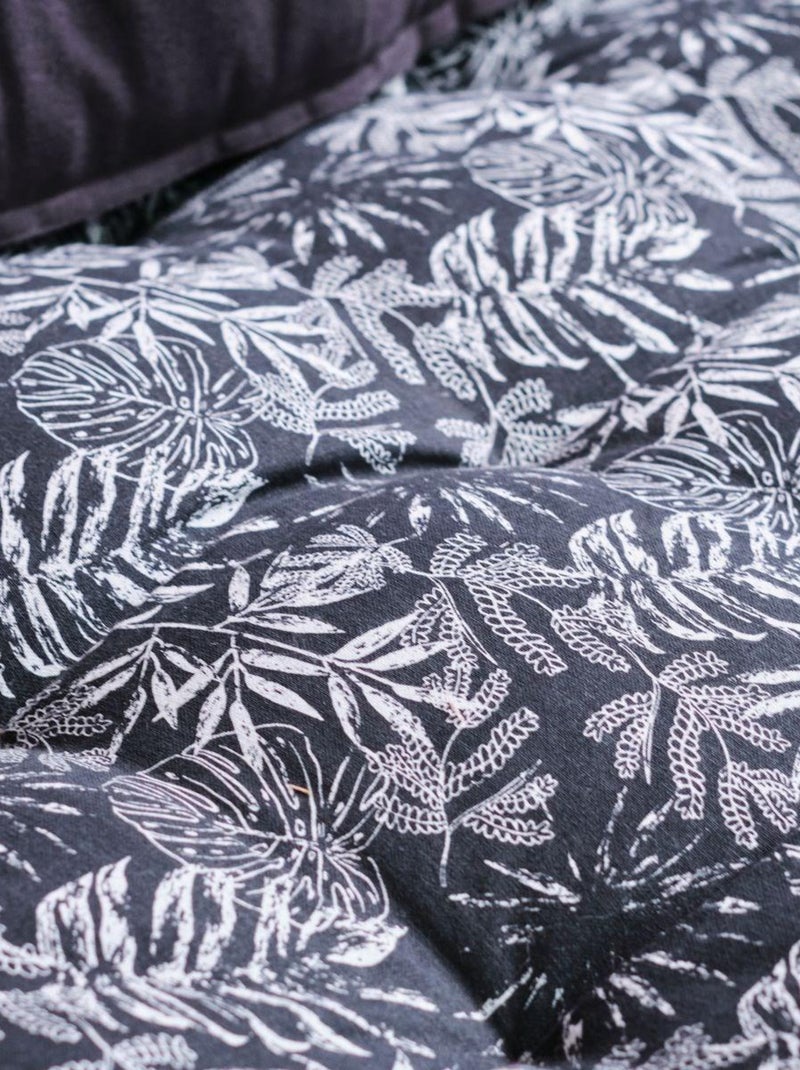 Matelas palette floral 'SPIRIT GARDEN' 'TODAY' Noir - Kiabi