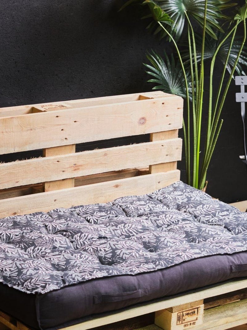 Matelas palette floral 'SPIRIT GARDEN' 'TODAY' Noir - Kiabi