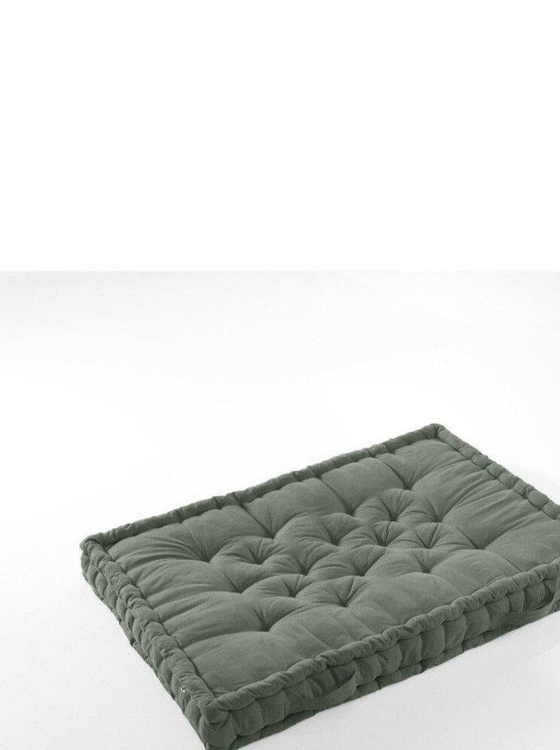 Matelas palette Kala romarin coton Vert - Kiabi