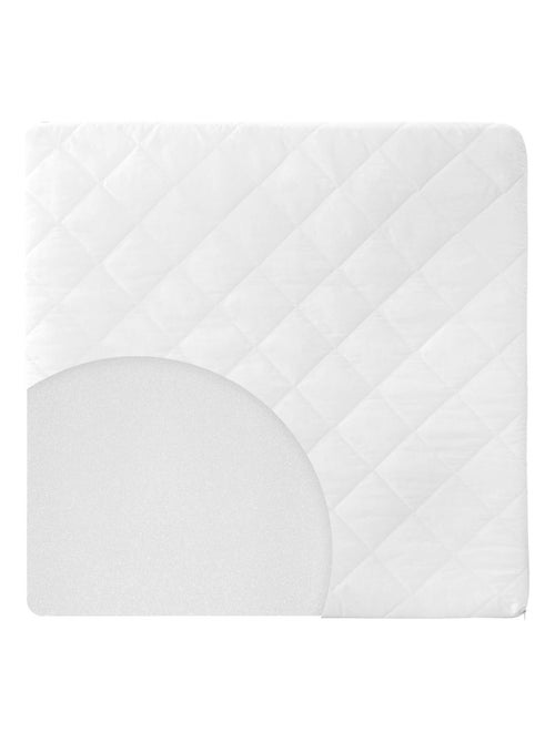 Matelas parc bébé carré avec housse piquée amovible ROBA - Kiabi