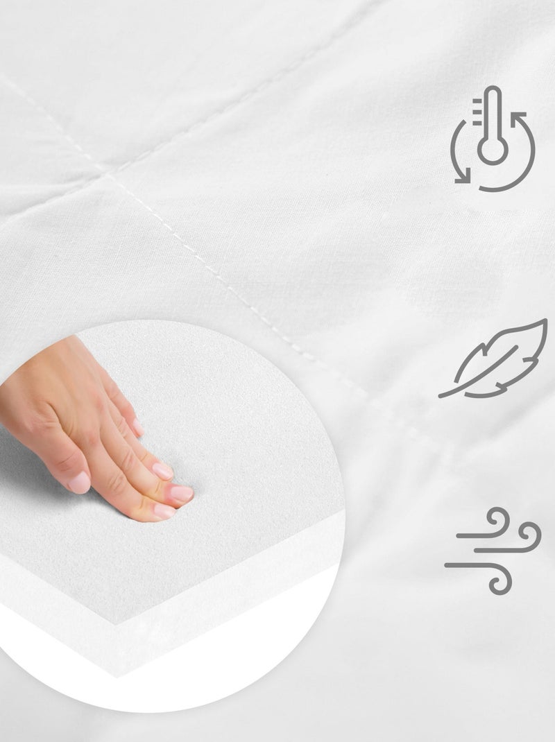 Matelas parc bébé hexagonal avec housse piquée amovible ROBA Blanc - Kiabi