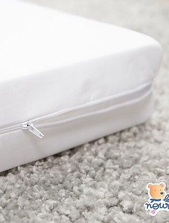Matelas pliant bébé - 60x120cm - Matelas de voyage - Déhoussable - Fabrication française