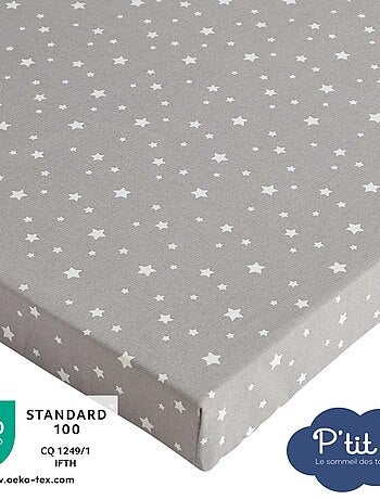 Matelas pliant bébé - 60x120x5 cm - Matelas de voyage - Déhoussable - Réversible