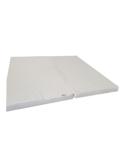 Matelas pliant en fibre thermoformé pour lit parc carré 95x95 10cm - Kiabi