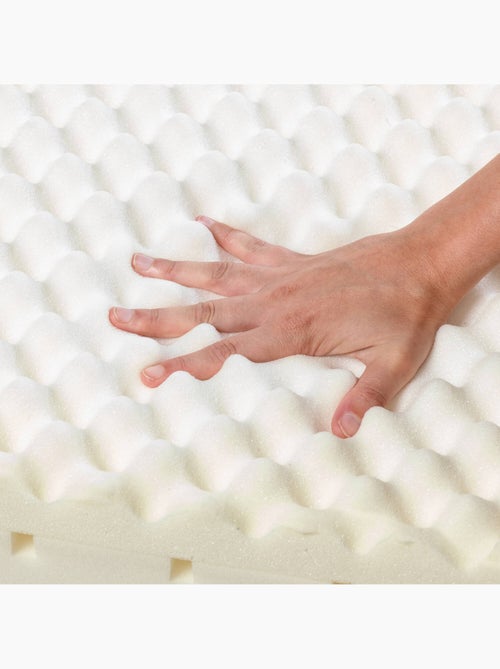 Matelas pour berceau 14 cm Safetech HR couche visco et housse amovible - Kiabi