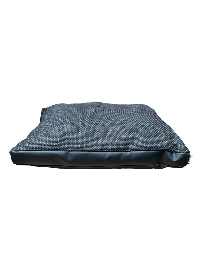 MATELAS POUR CHIEN DEHOUSSABLE NOIR SIMILI Noir - Kiabi