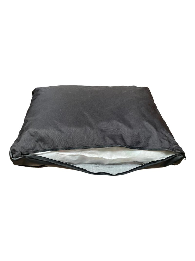 MATELAS POUR CHIEN DEHOUSSABLE NOIR SIMILI Noir - Kiabi