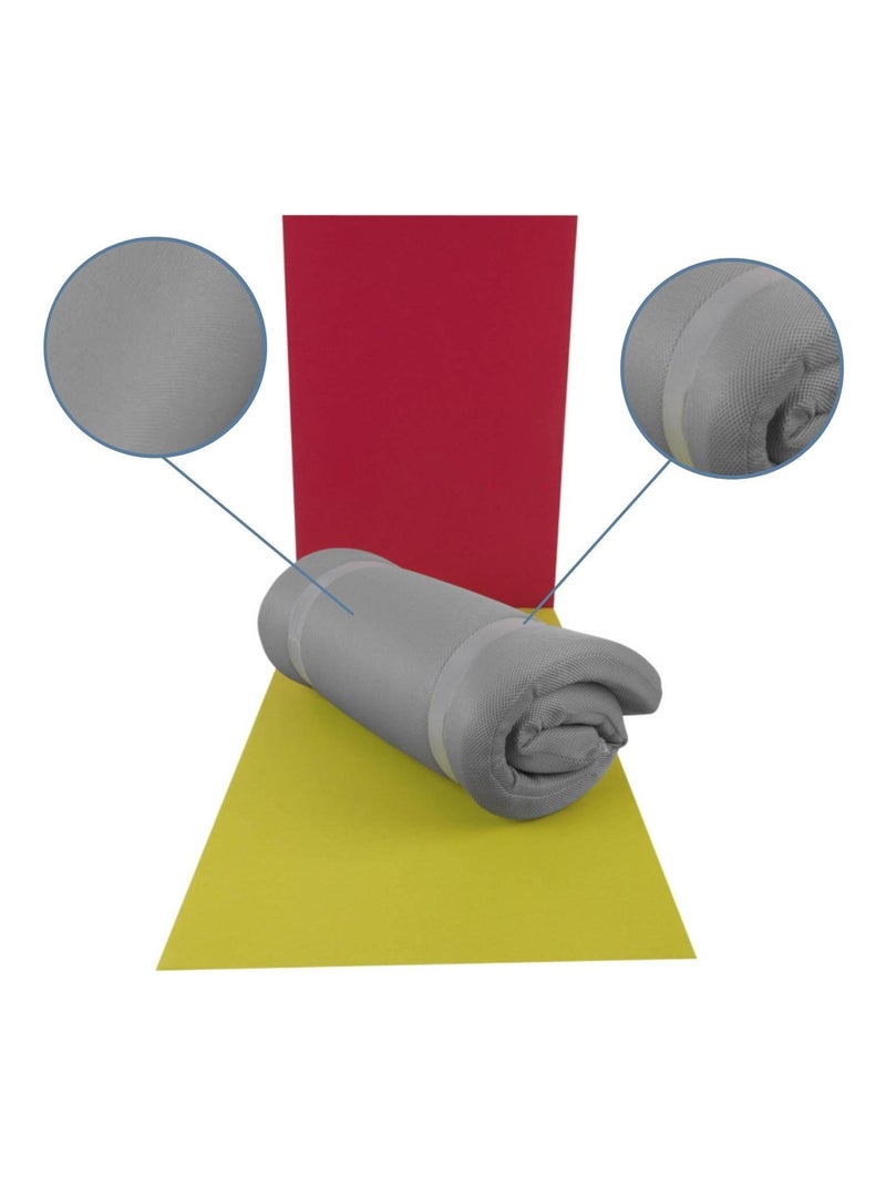 Matelas pour lit parapluie 60x120x5 cm - lit de Voyage, facile à transporter et respirant Gris - Kiabi