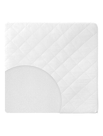 Matelas pour parc bébé carré - Housse matelassée et amovible 'Roba'