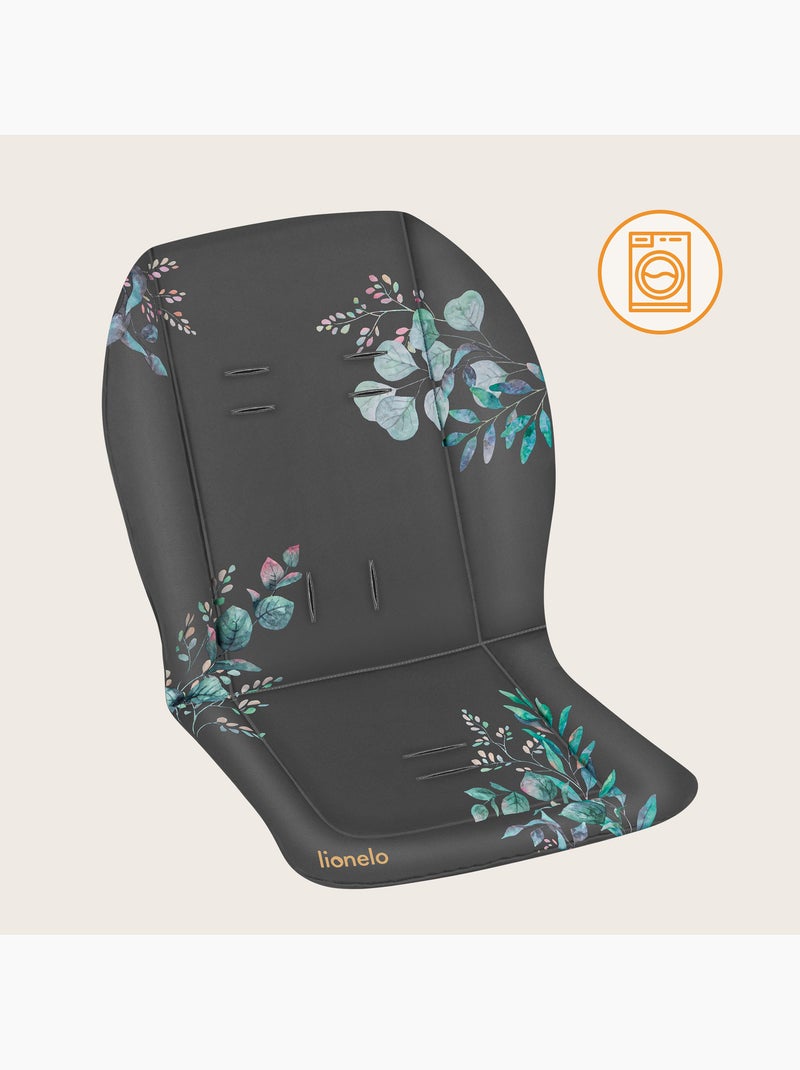 Matelas pour Poussette - LIONELO - Universelle - Lavable - Hydrofuge - Double face Gris - Kiabi