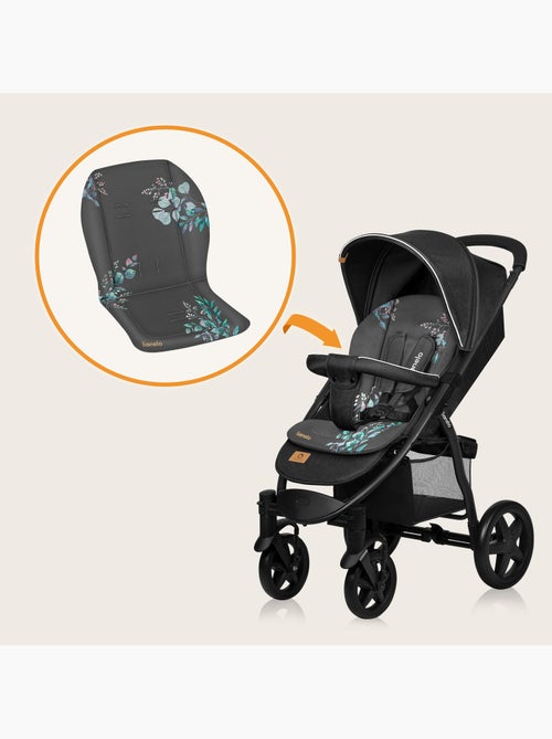 Matelas pour Poussette - LIONELO - Universelle - Lavable - Hydrofuge - Double face - Kiabi