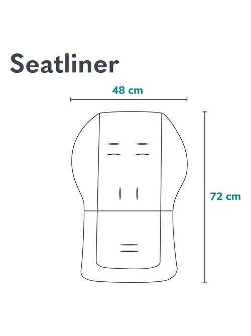 Matelas pour Poussette - LIONELO - Universelle - Lavable - Hydrofuge - Double face - Kiabi