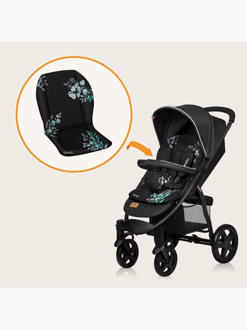 Matelas pour Poussette - LIONELO - Universelle - Lavable - Hydrofuge - Double face - Kiabi