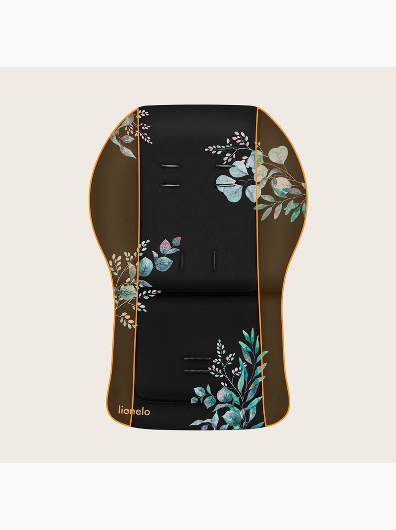 Matelas pour Poussette - LIONELO - Universelle - Lavable - Hydrofuge - Double face Noir - Kiabi