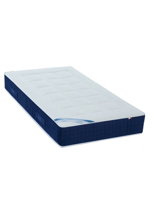 Matelas Ressort 5 zones + mémoire de forme ALBA Fabriqué en France Dimensions - 90 x 190 cm - Kiabi