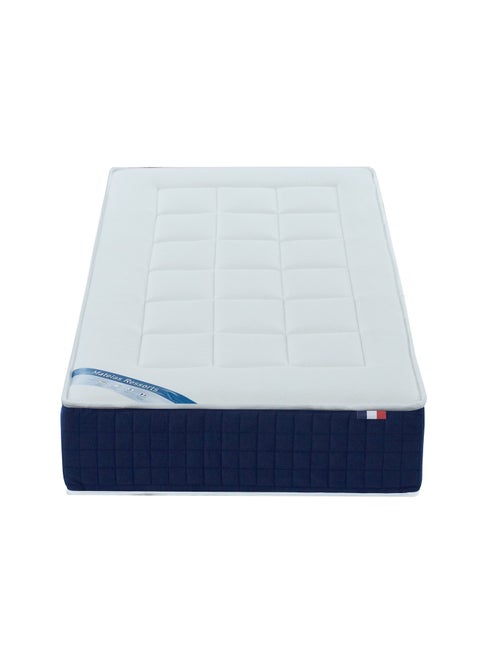 Matelas Ressort 5 zones + mémoire de forme ALBA Fabriqué en France Dimensions - 90 x 190 cm - Kiabi