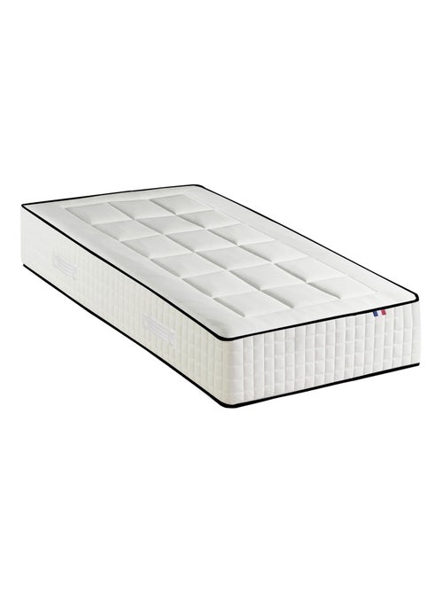 Matelas Ressort 7 zones + mémoire de forme JADE Fabriqué en France Dimensions - 80 x 200 cm - Kiabi