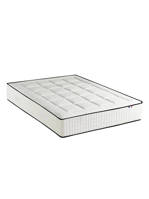 Matelas Ressort 7 zones + mémoire de forme JADE Fabriqué en France Dimensions - 90 x 190 cm - Kiabi