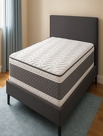 Matelas Ressorts Ensachés - Ferme - Réversible - Côté Été/hiver - H25 Cm - Dagostino Home