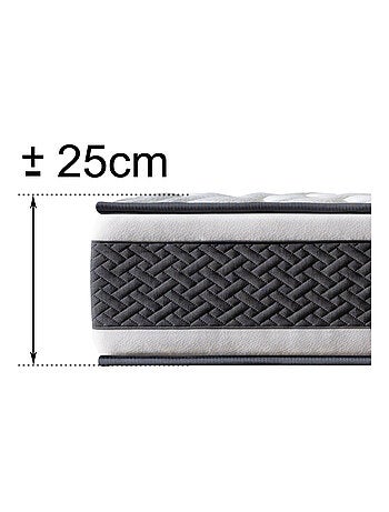 Matelas Ressorts Ensachés - Ferme - Réversible - Côté Été/hiver - H25 Cm - Dagostino Home