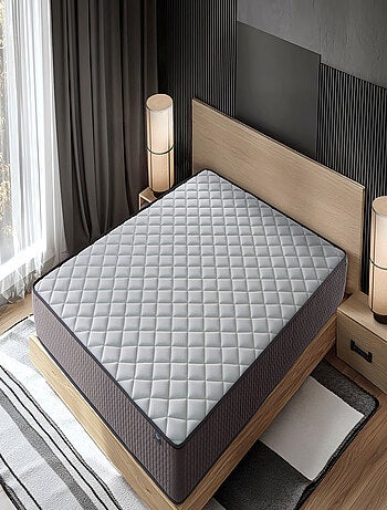 Matelas Ressorts Ensachés CRONO, Epaisseur 24 CM, 7 zones de confort. Ergonomique.