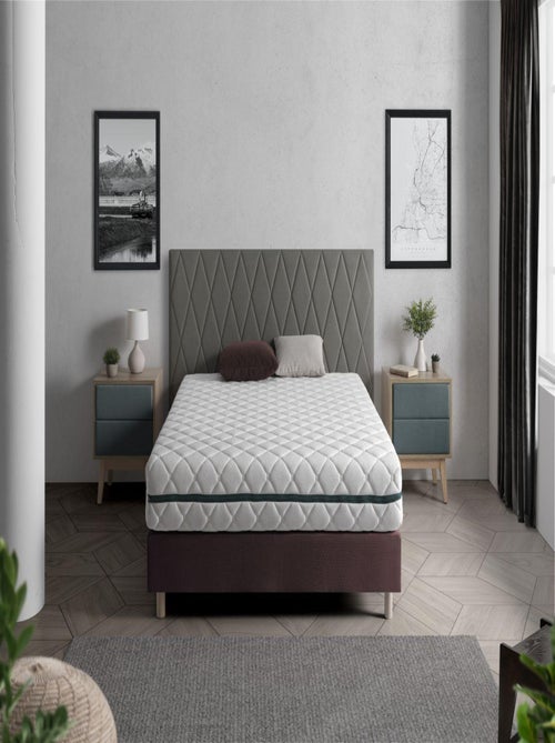 Matelas Ressorts Ensachés EROS, Epaisseur 24 CM, 7 zones de confort. Déhoussable. Respirant - Kiabi