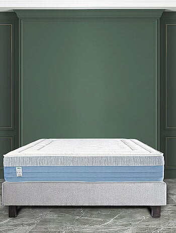 Matelas ressorts ensachés et mémoire de forme 27 cm - Soutien ferme