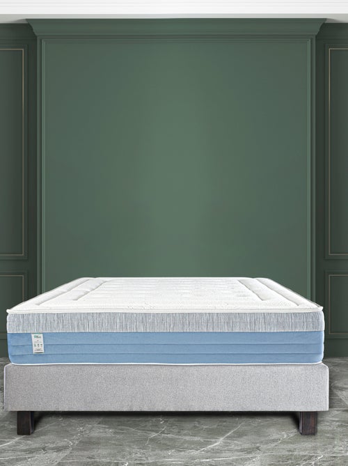 Matelas ressorts ensachés et mémoire de forme 27 cm - Soutien ferme - Kiabi