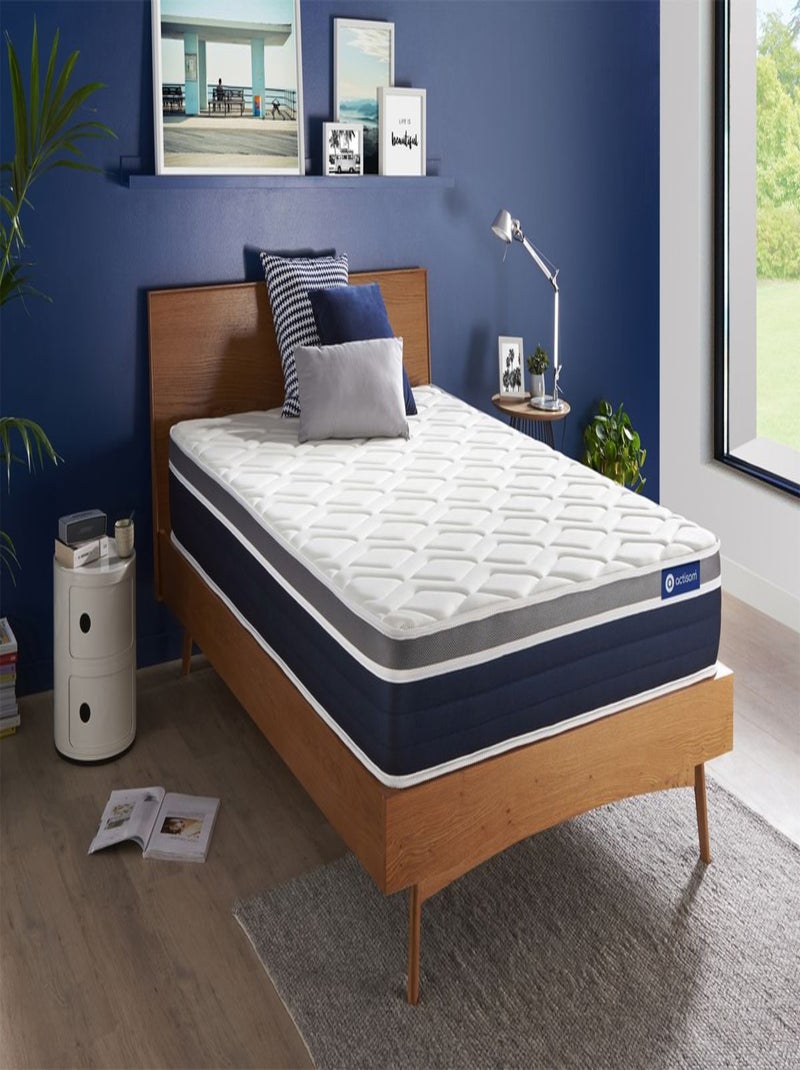 Matelas Ressorts ensachés et mémoire de forme Actiflex confort Blanc - Kiabi