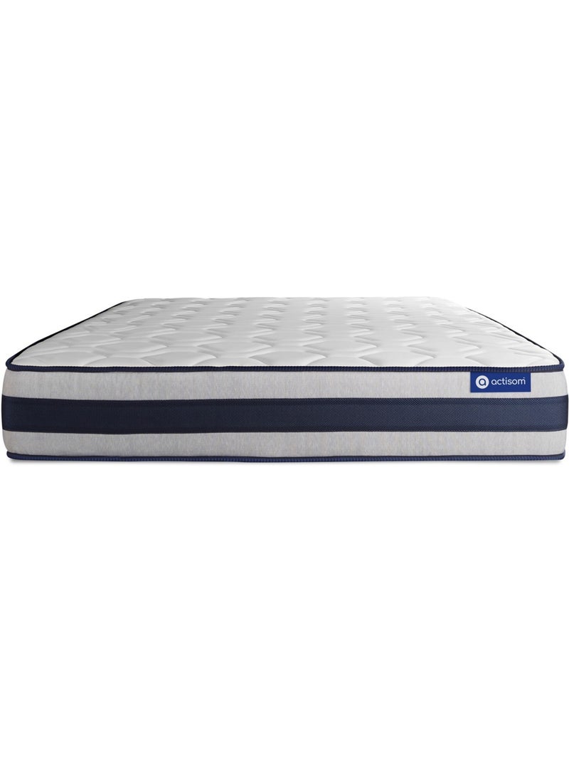 Matelas Ressorts ensachés et mémoire de forme Actiflex ergo Blanc - Kiabi