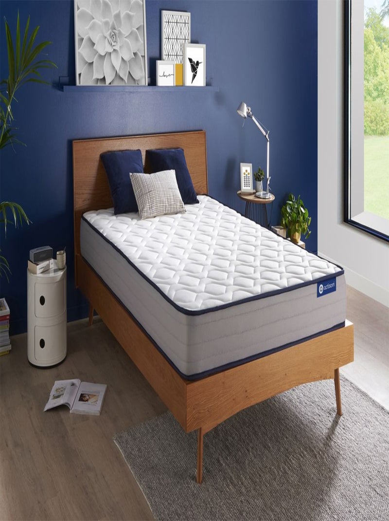 Matelas Ressorts ensachés et mémoire de forme Actiflex form Blanc - Kiabi