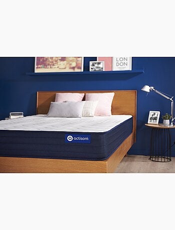 Matelas Ressorts ensachés et mémoire de forme Actiflex life
