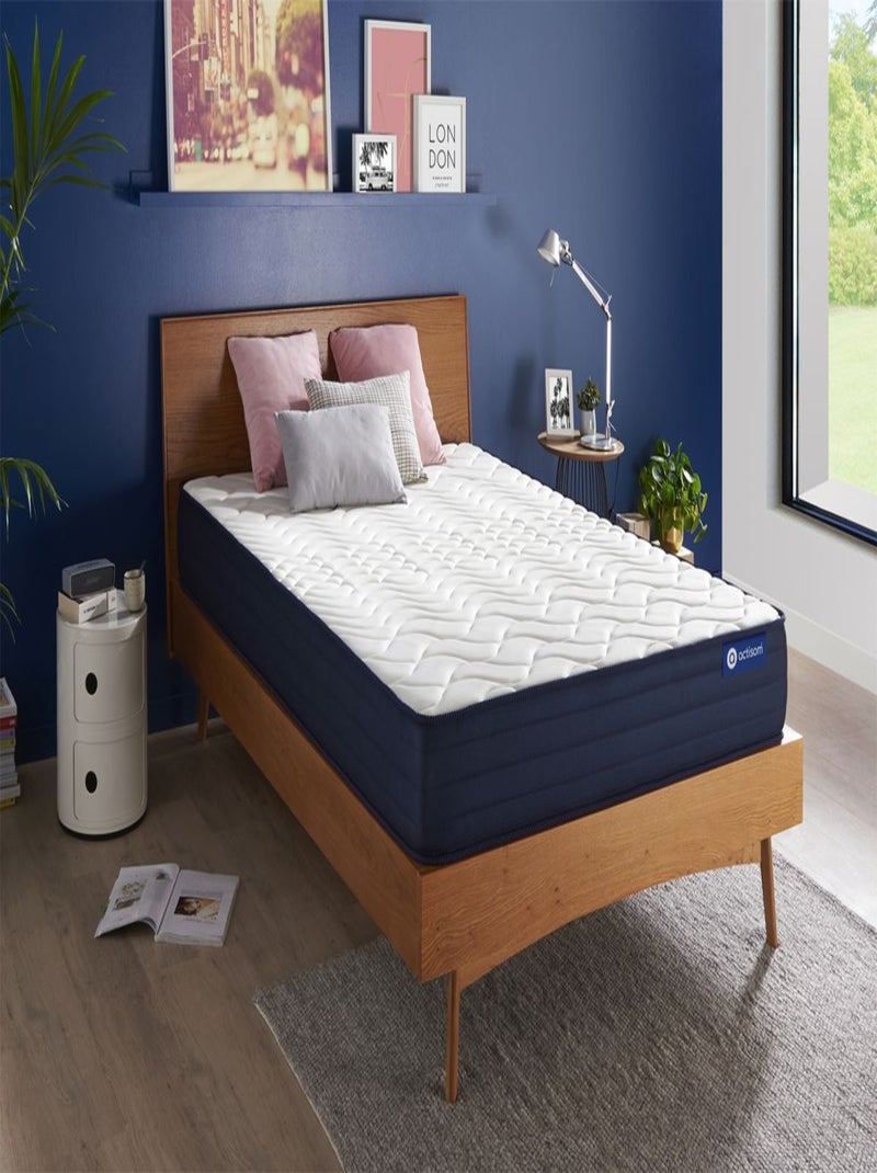 Matelas Ressorts ensachés et mémoire de forme Actiflex life Blanc - Kiabi