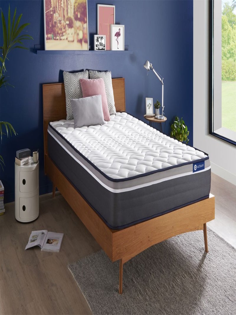 Matelas Ressorts ensachés et mémoire de forme Actiflex plus Blanc - Kiabi