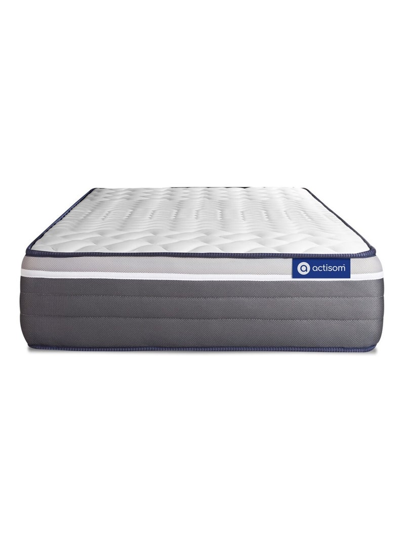 Matelas Ressorts ensachés et mémoire de forme Actiflex plus Blanc - Kiabi