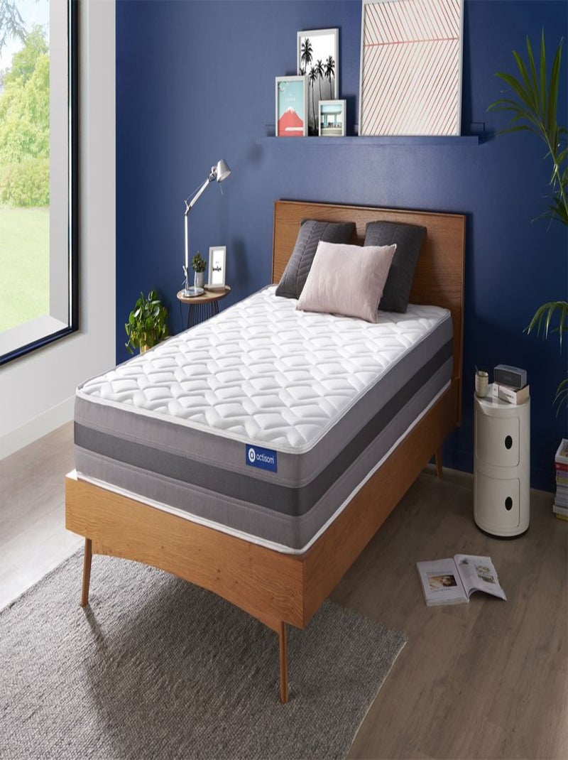 Matelas Ressorts ensachés et mémoire de forme Actiflex relax Blanc - Kiabi
