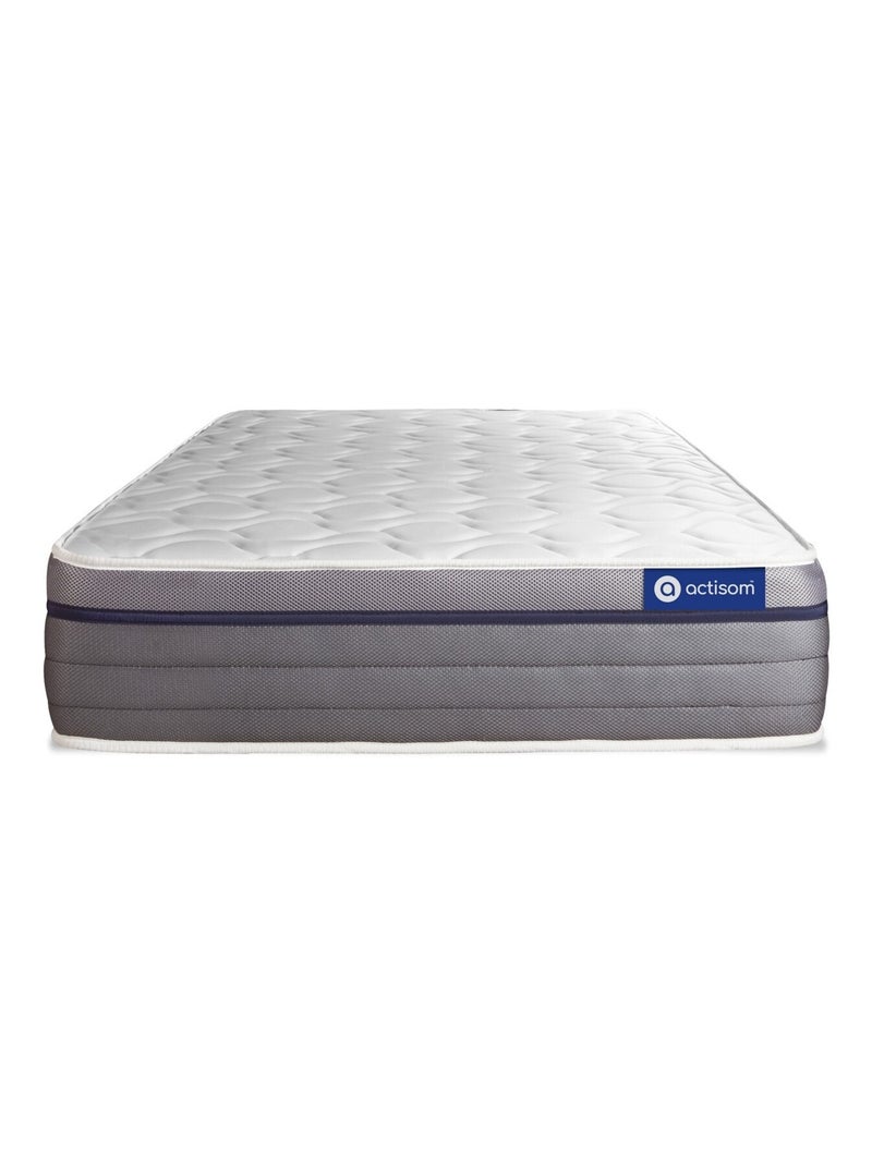 Matelas Ressorts ensachés et mémoire de forme Actiflex zen Blanc - Kiabi