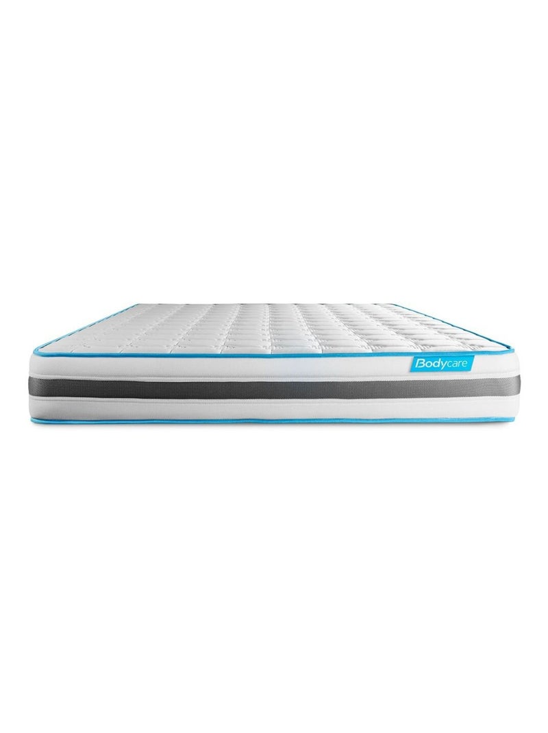 Matelas Ressorts ensachés et mémoire de forme BodyFlex Blanc - Kiabi