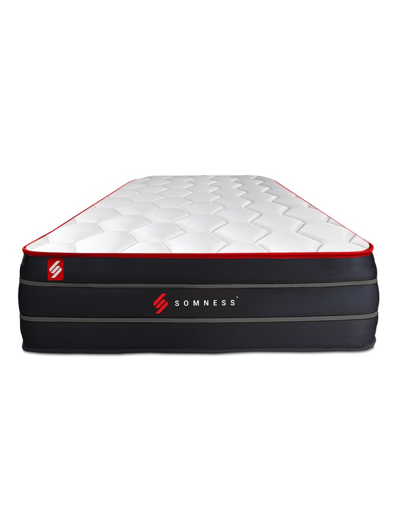 Matelas Ressorts ensachés et mémoire de forme Boost Blanc - Kiabi