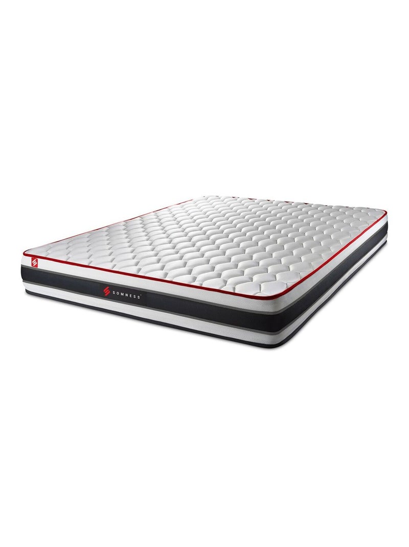 Matelas Ressorts ensachés et mémoire de forme Energy Blanc - Kiabi