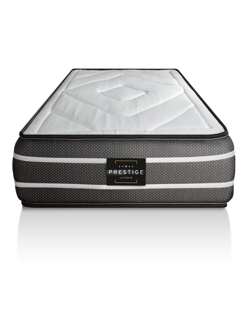 Matelas Ressorts ensachés et mémoire de forme Exclusive Blanc - Kiabi