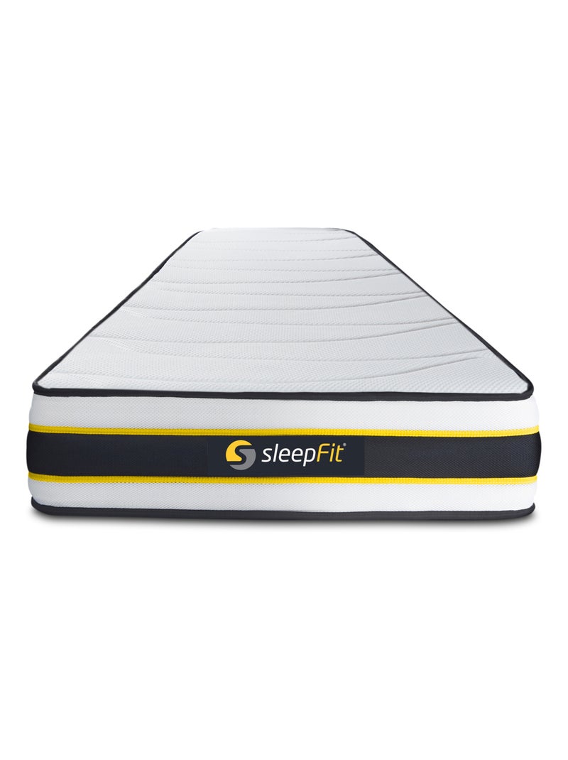 Matelas Ressorts ensachés et mémoire de forme Flexy Blanc - Kiabi