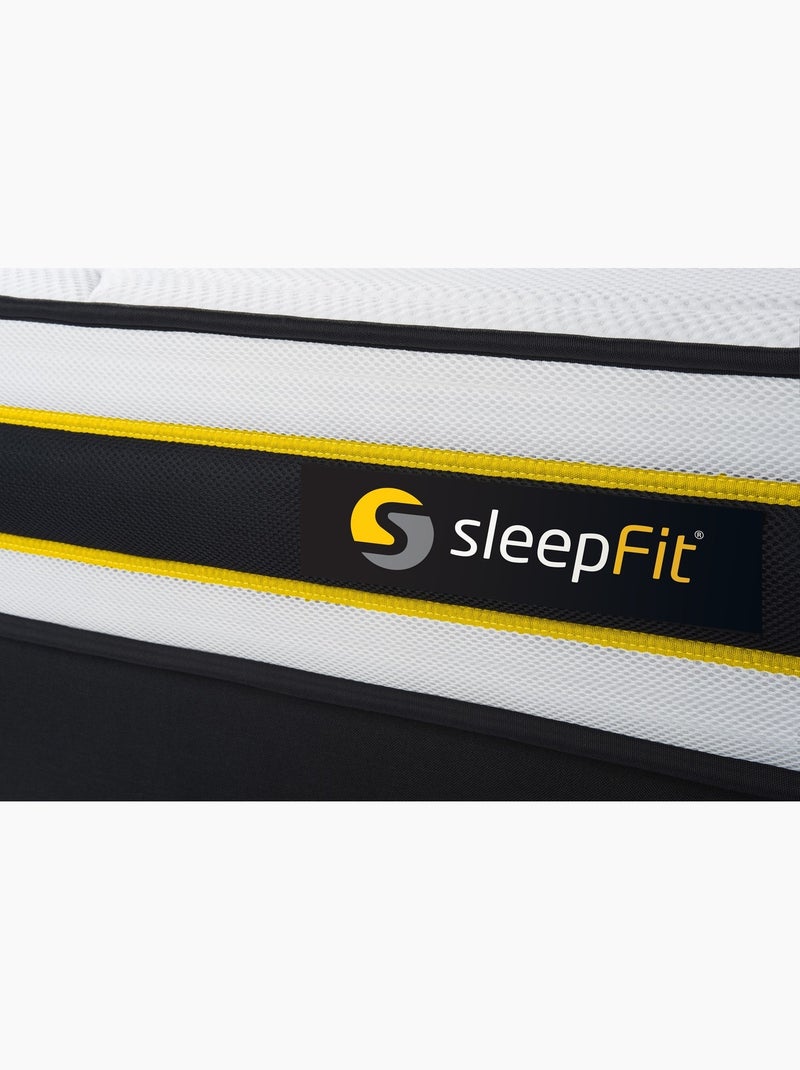 Matelas Ressorts ensachés et mémoire de forme Flexy Blanc - Kiabi