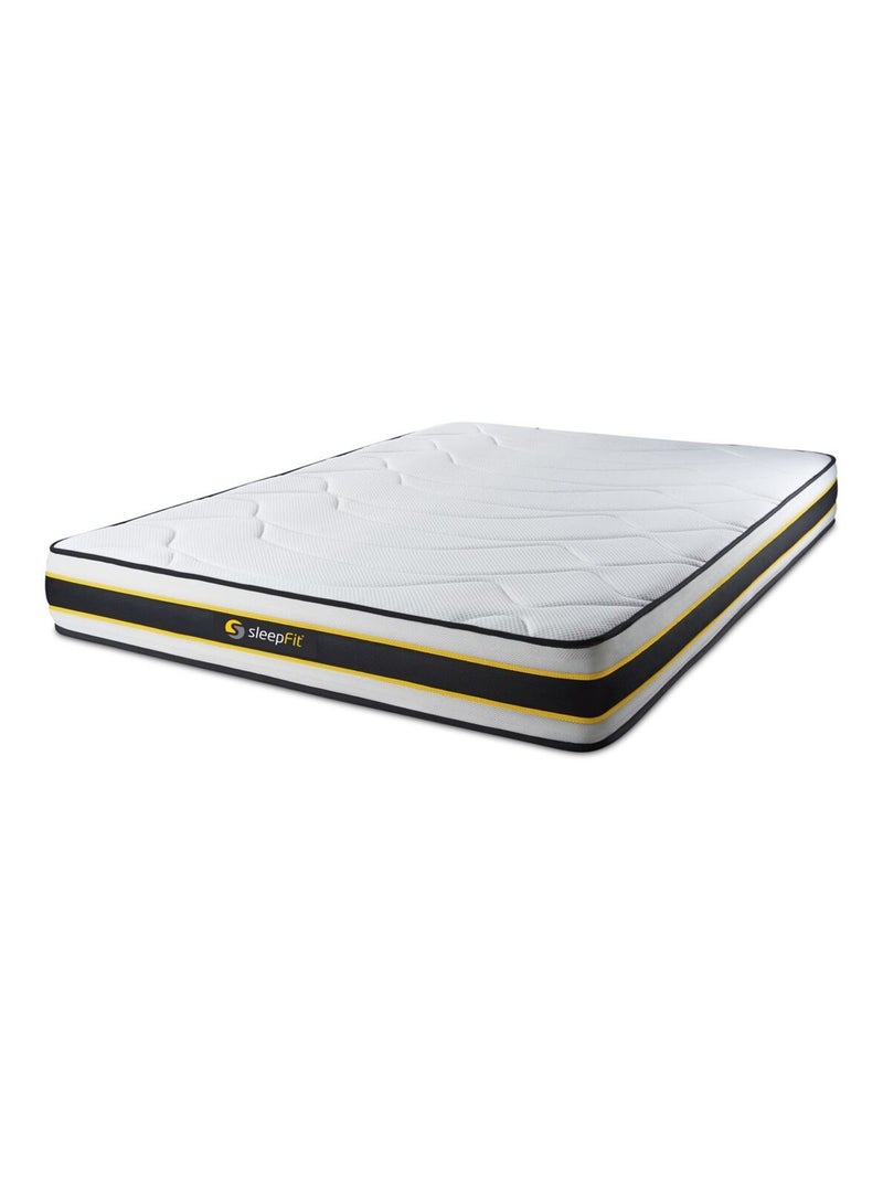Matelas Ressorts ensachés et mémoire de forme Flexy Blanc - Kiabi