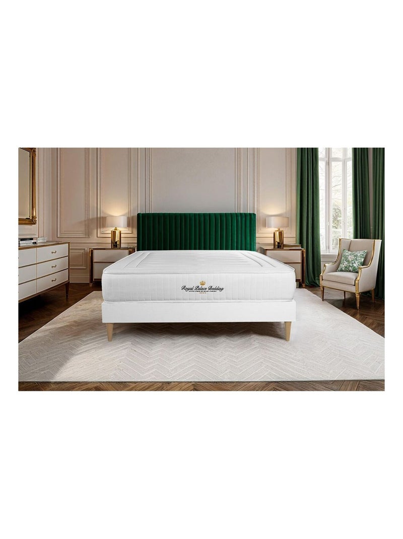 Matelas Ressorts ensachés et mémoire de forme Lancaster Blanc - Kiabi
