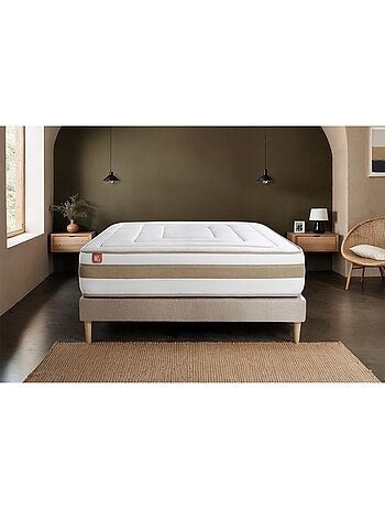Matelas Ressorts ensachés et mémoire de forme Le Raffiné