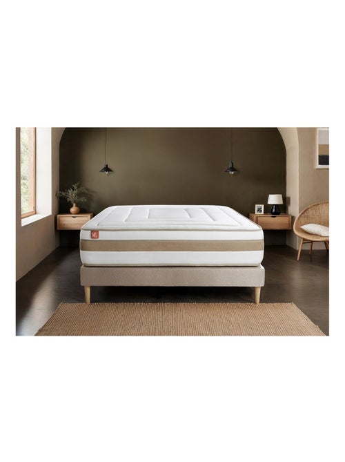 Matelas Ressorts ensachés et mémoire de forme Le Raffiné - Kiabi