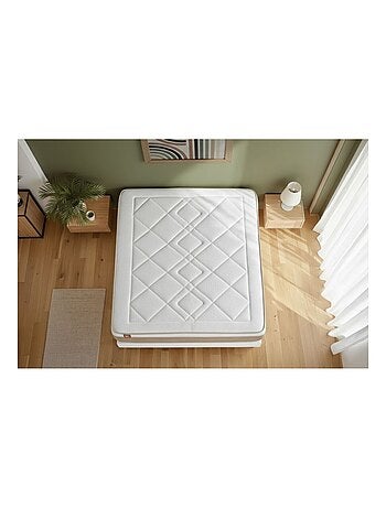 Matelas Ressorts ensachés et mémoire de forme Le Soyeux