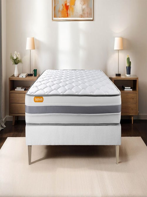 Matelas Ressorts ensachés et mémoire de forme Memo spring - Kiabi